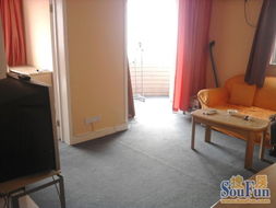 金橋酒店公寓精裝一室一廳出租，真實含物業，拎包入住